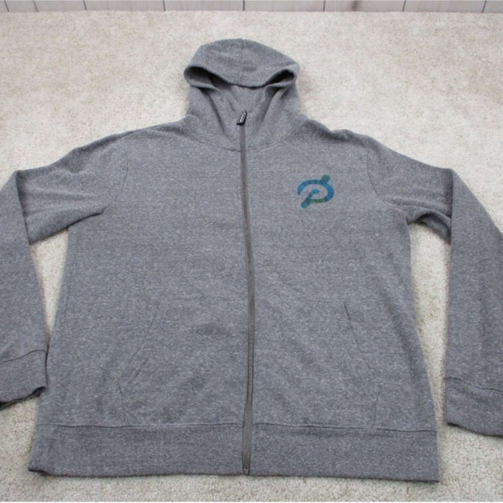 Peloton Heather Gray Zip-Up Hoodie - Picture 2 of 6
